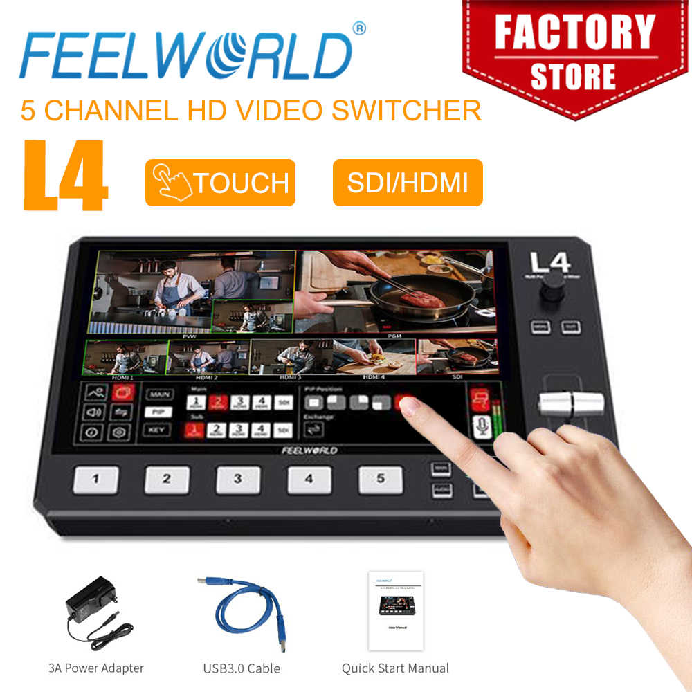 Hdmi Cable - FEELWORLD L4 10.1 Cal Multi kamera