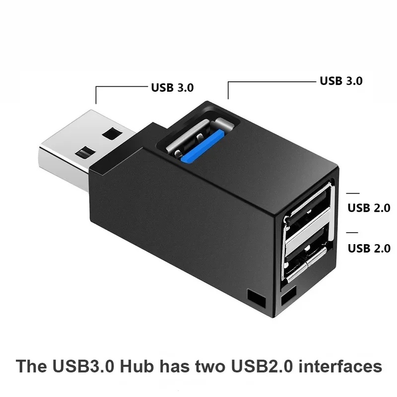 Usb Hub - 1-4 szt. Adapter Mini Splitter Extender