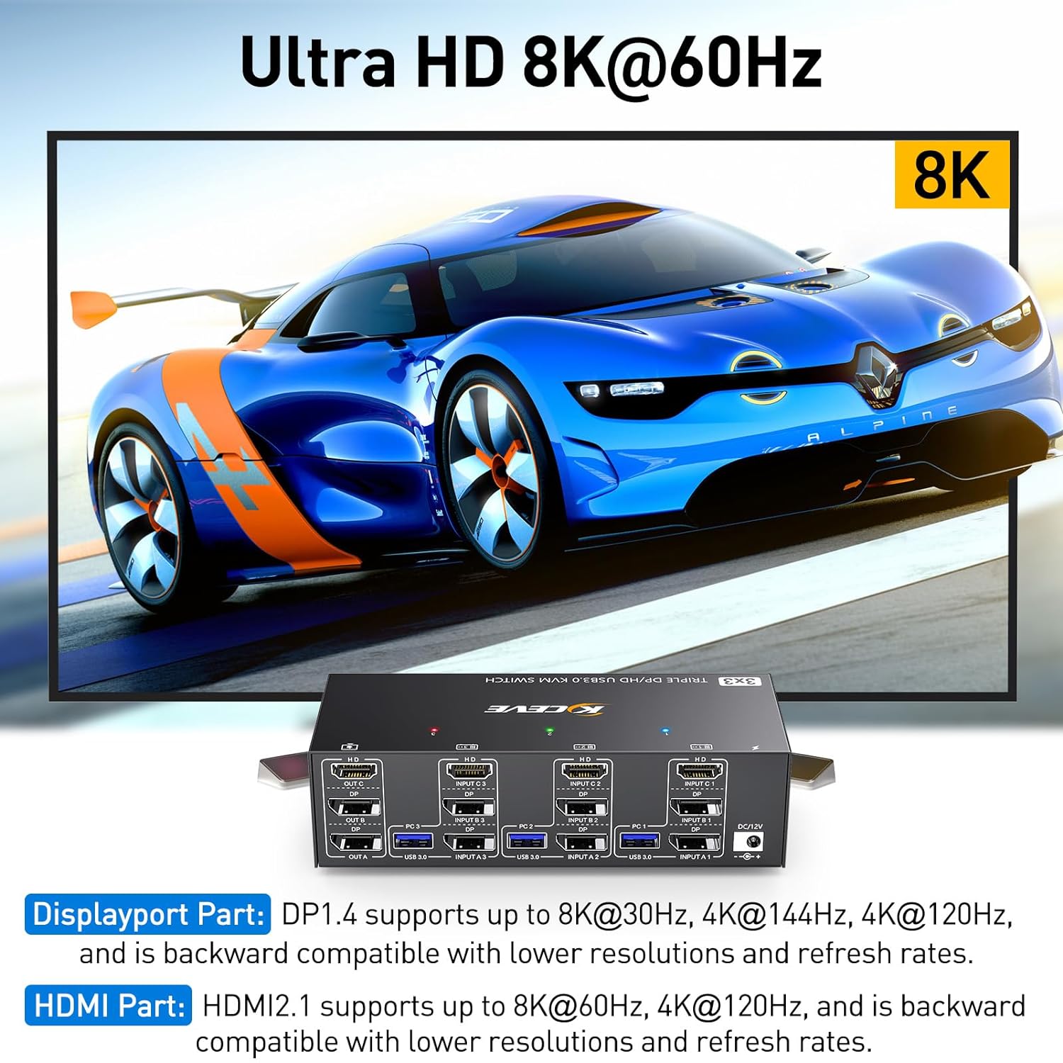 NOWY przełącznik KVM KCEVE HDM – Hdmi Cable recenzja i cena