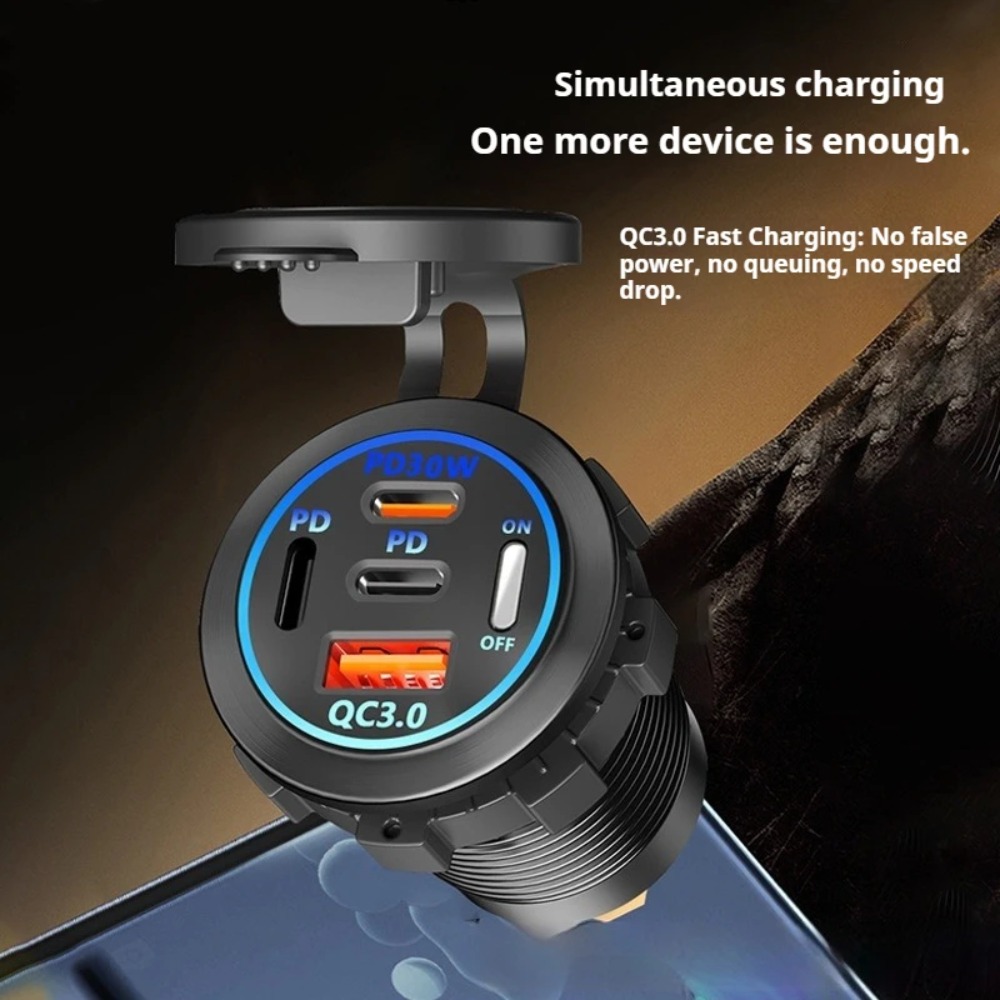 Ładowarka samochodowa 83W PD Q – Usb C Hub recenzja i cena