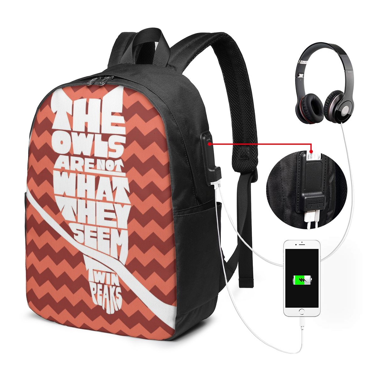 Plecak Twin Peaks Czerwony Pok – Laptop Bag recenzja i cena