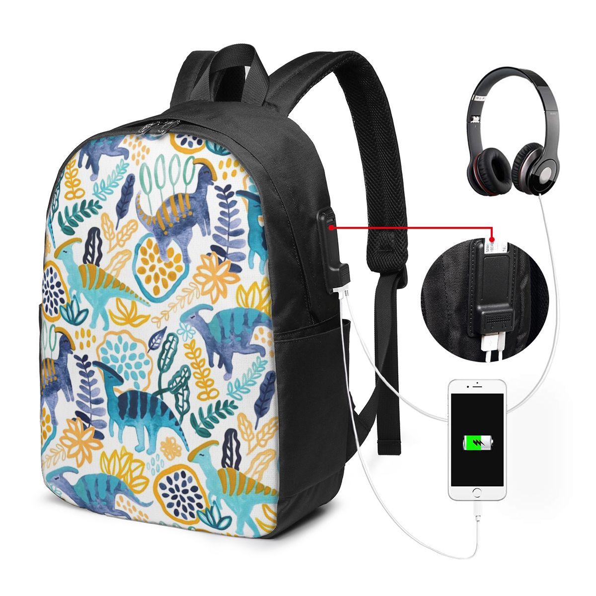 Plecak na laptopa z motywem Go – Laptop Bag recenzja i cena